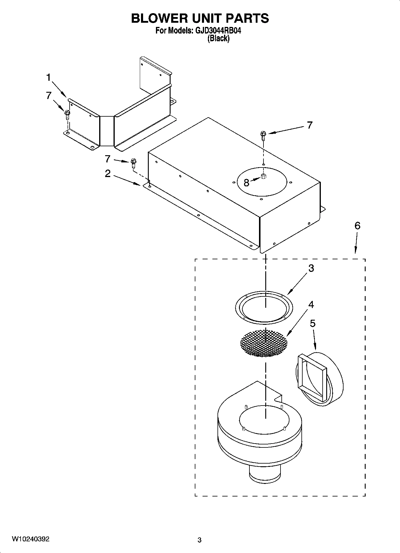 02 - BLOWER UNIT PARTS, OPTIONAL PARTS