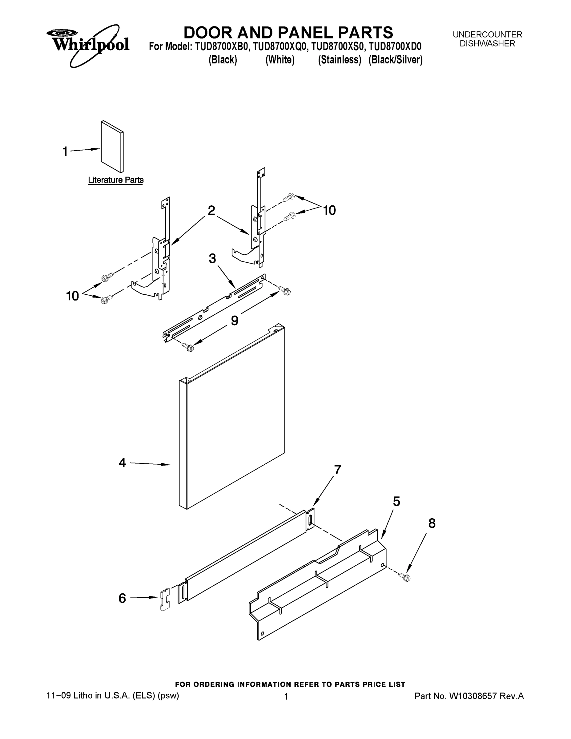 01 - DOOR AND PANEL PARTS