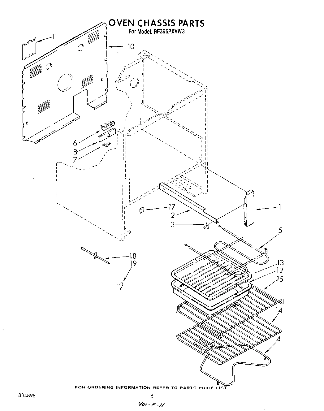 05 - OVEN CHASSIS , LIT/OPTIONAL