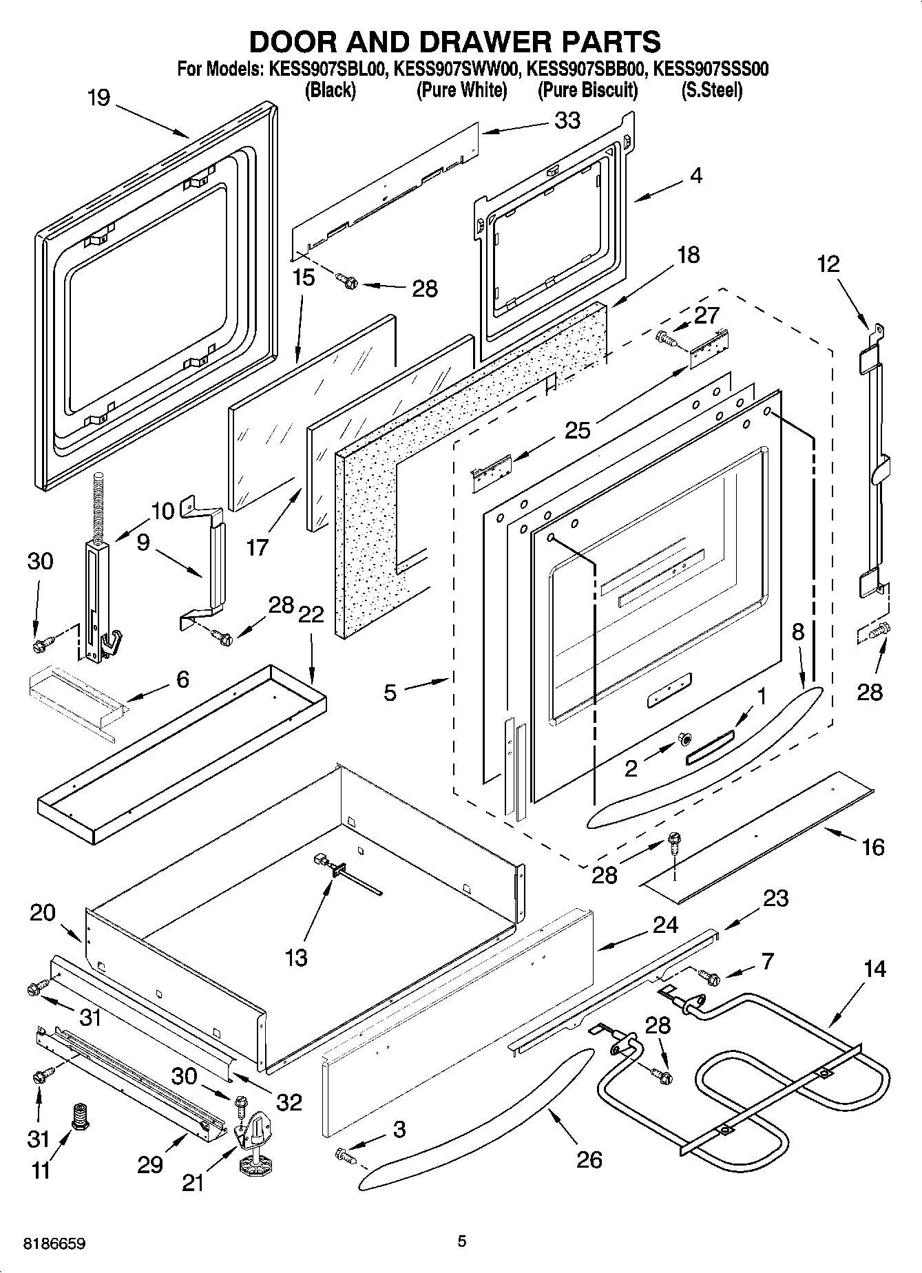 04 - DOOR AND DRAWER PARTS