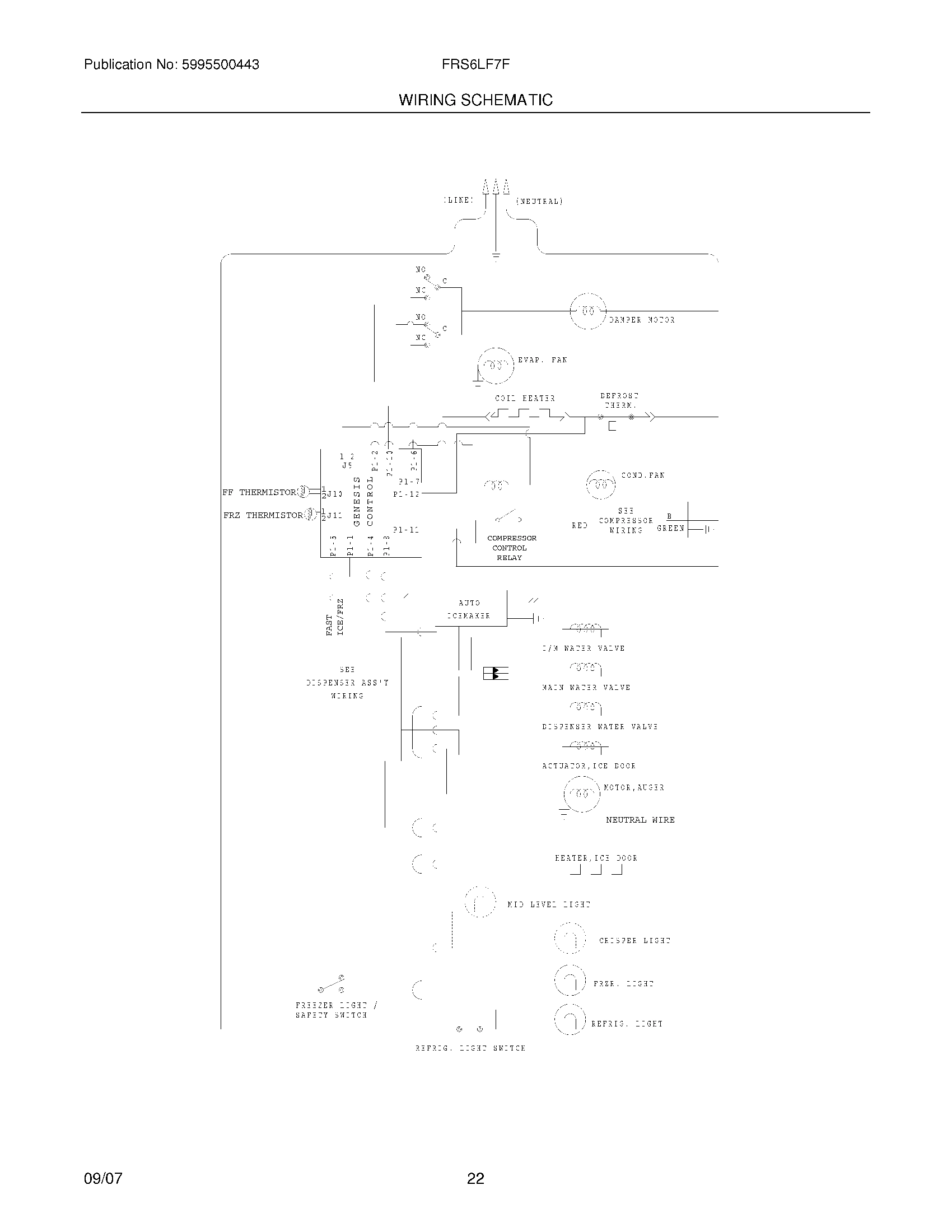 22 - WIRING SCHEMATIC