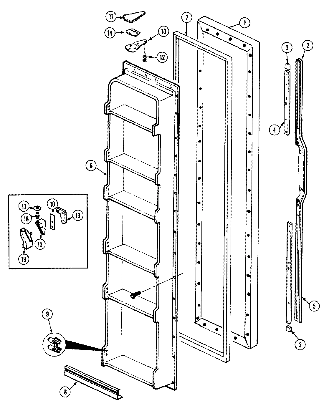 02 - FREEZER DOOR