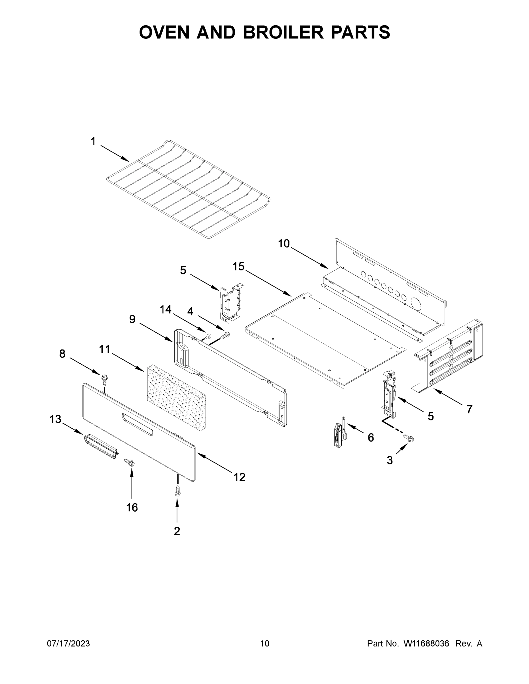 06 - OVEN AND BROILER PARTS