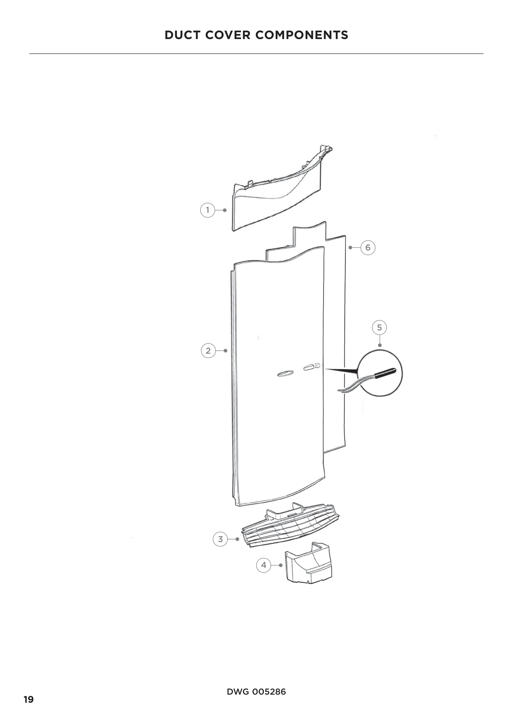 DUCT COVER COMPONENTS