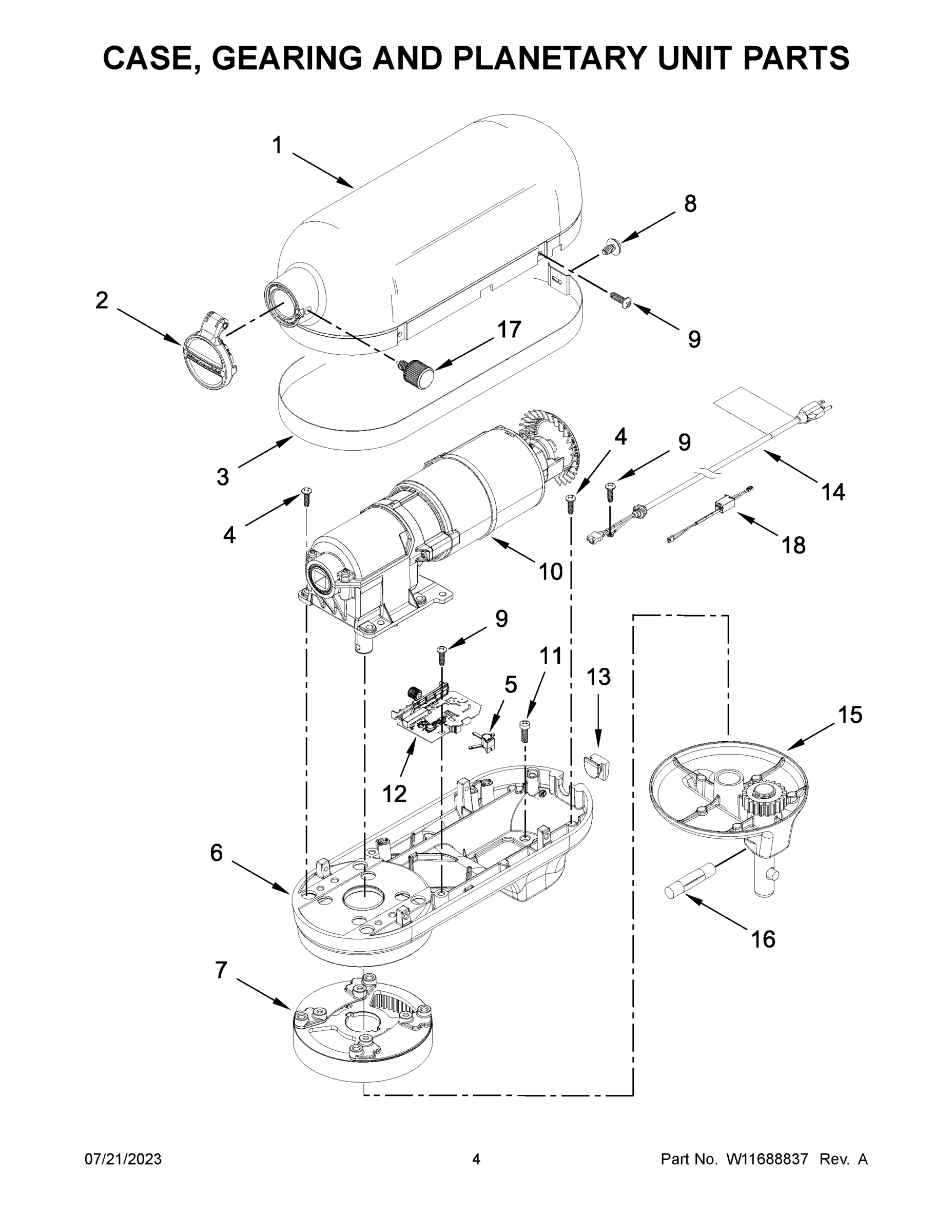 03 - CASE, GEARING AND PLANETARY UNIT PARTS