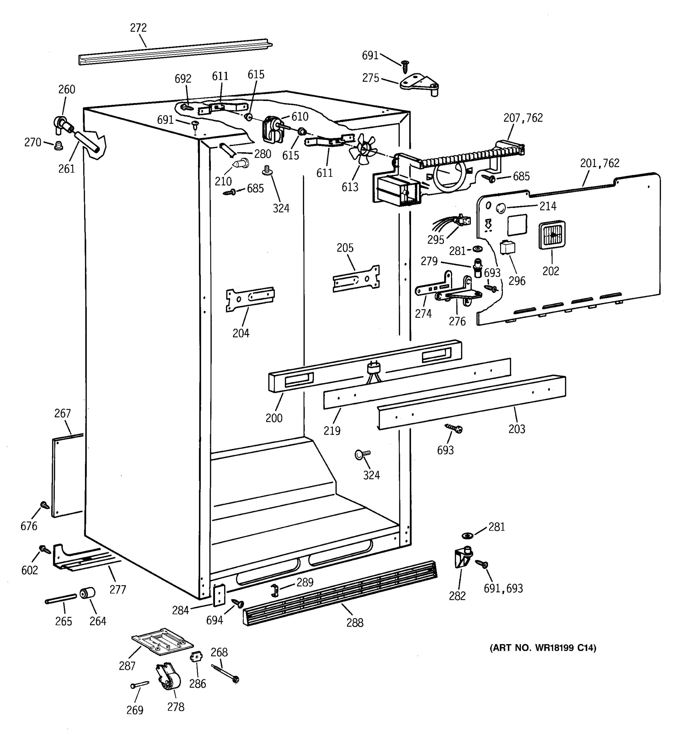 CABINET PARTS