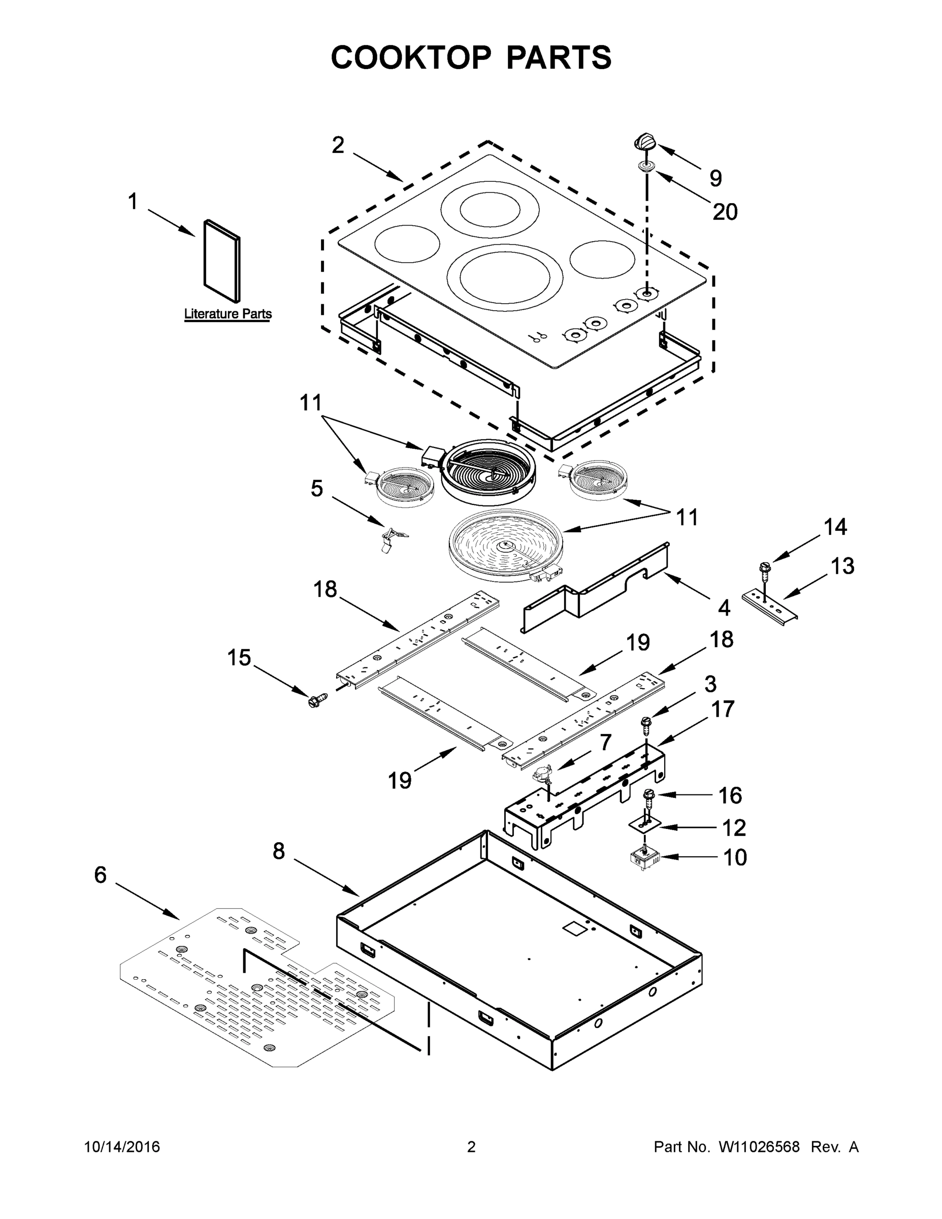 02 - COOKTOP PARTS