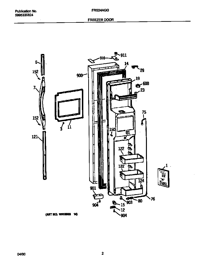 02 - FREEZER DOOR