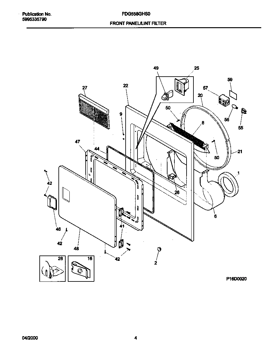 03 - P16D0020 FRNT PNL,DOOR
