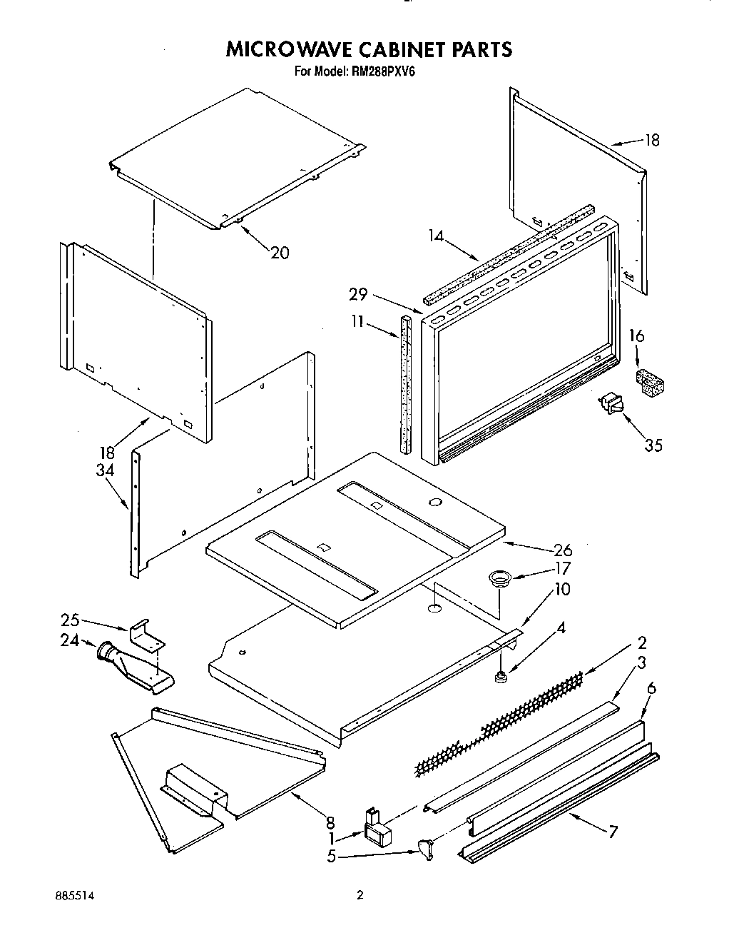 02 - MICROWAVE CABINET