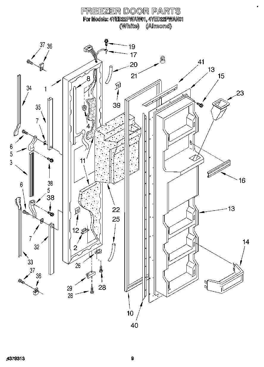 07 - FREEZER DOOR