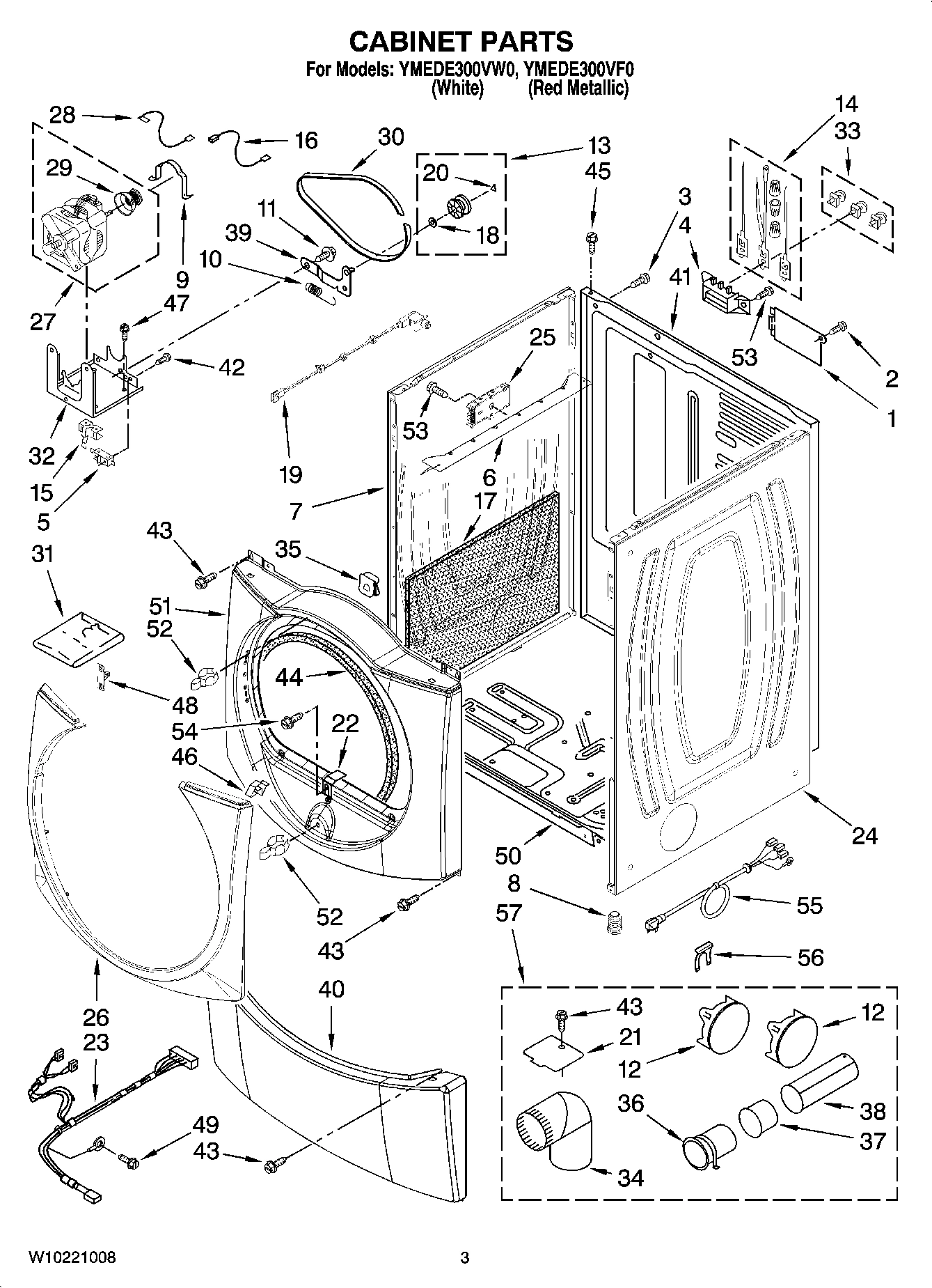 02 - CABINET PARTS