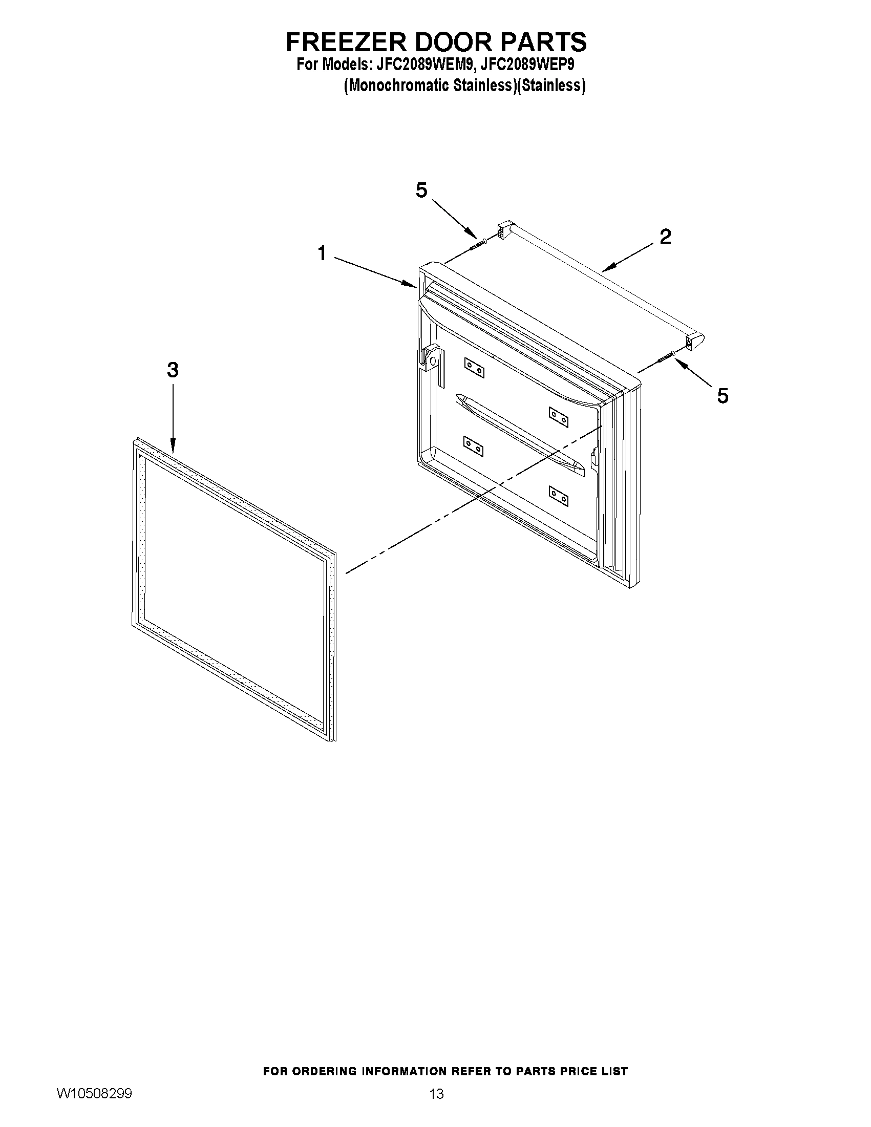 07 - FREEZER DOOR PARTS