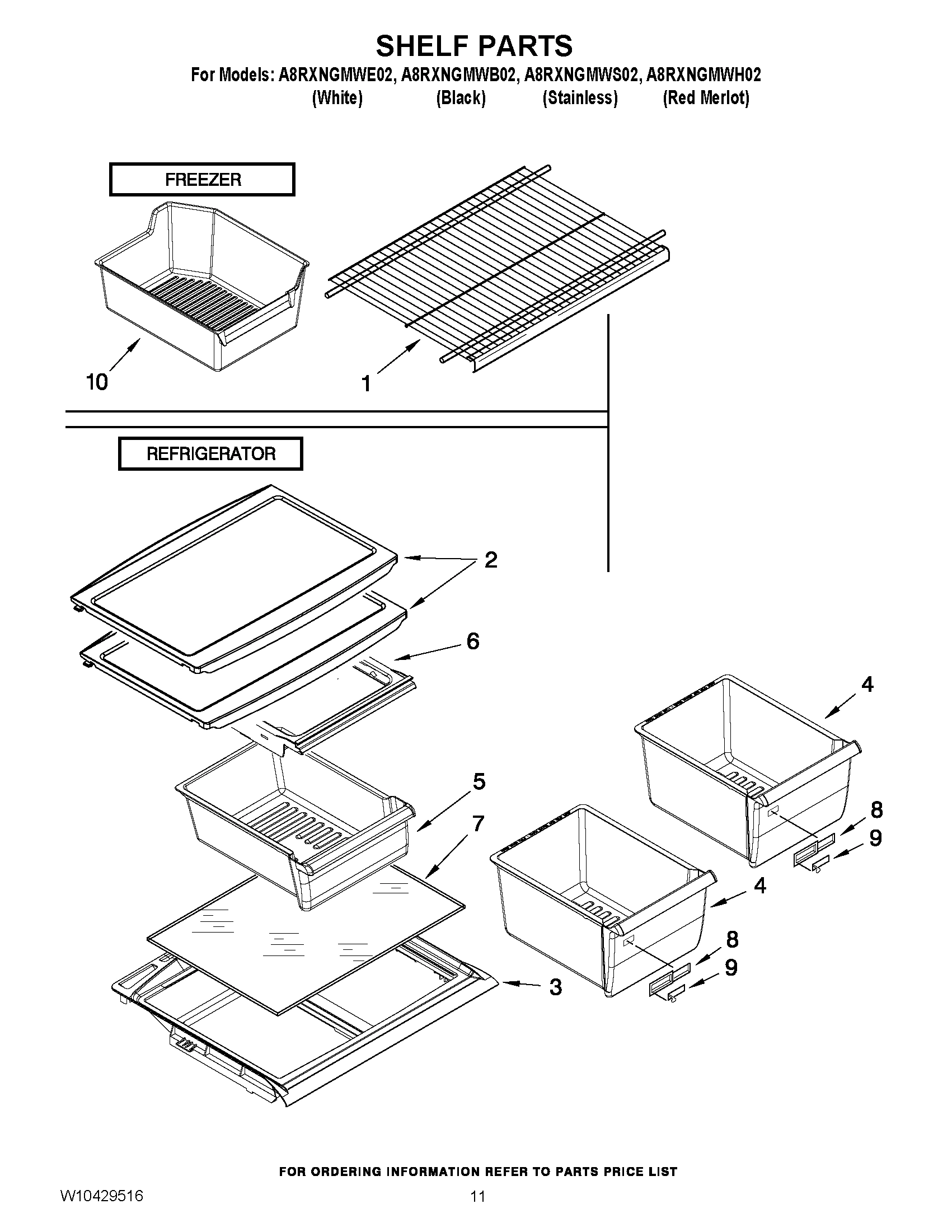 06 - SHELF PARTS