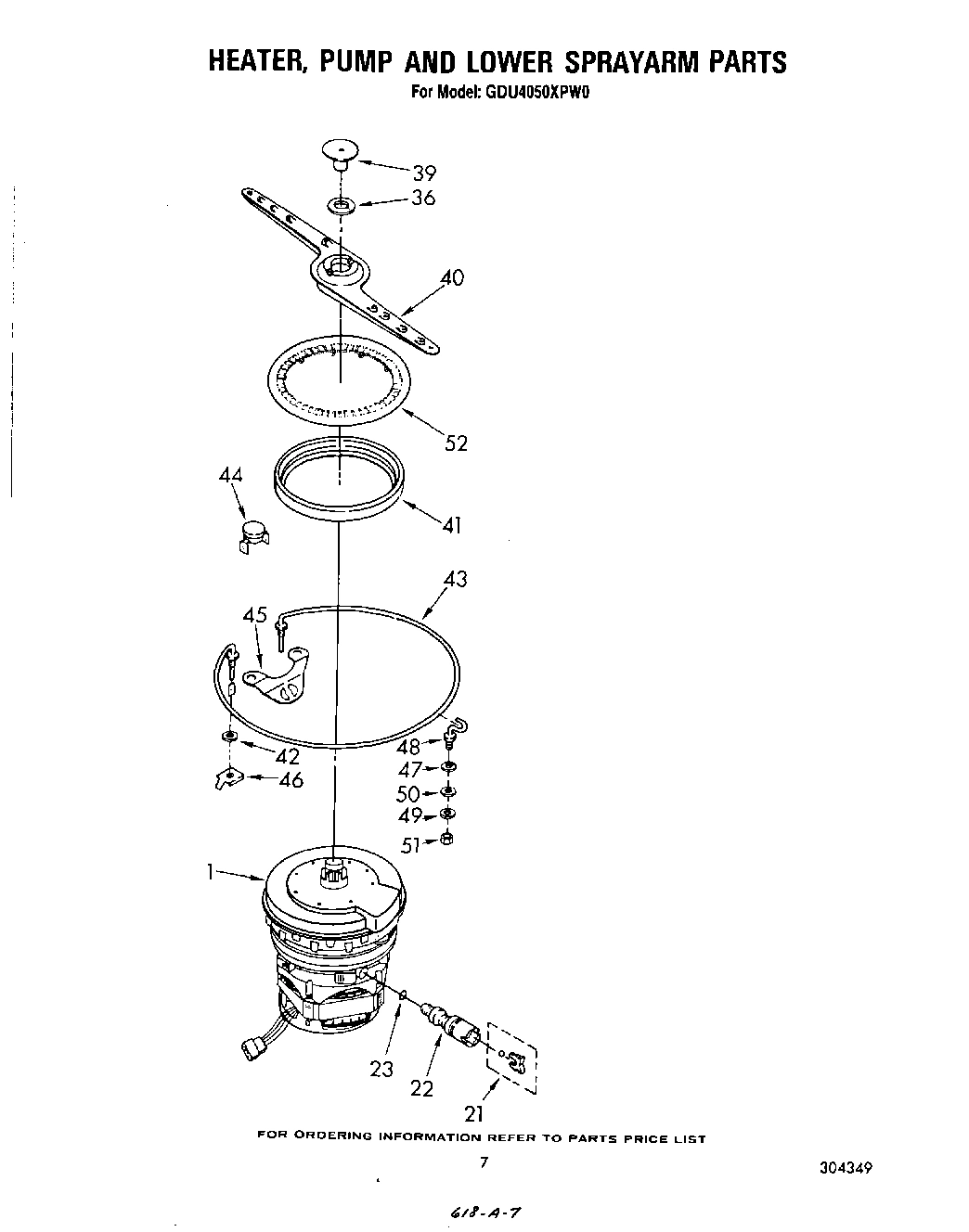 05 - HEATER, PUMP AND LOWER SPRAYARM