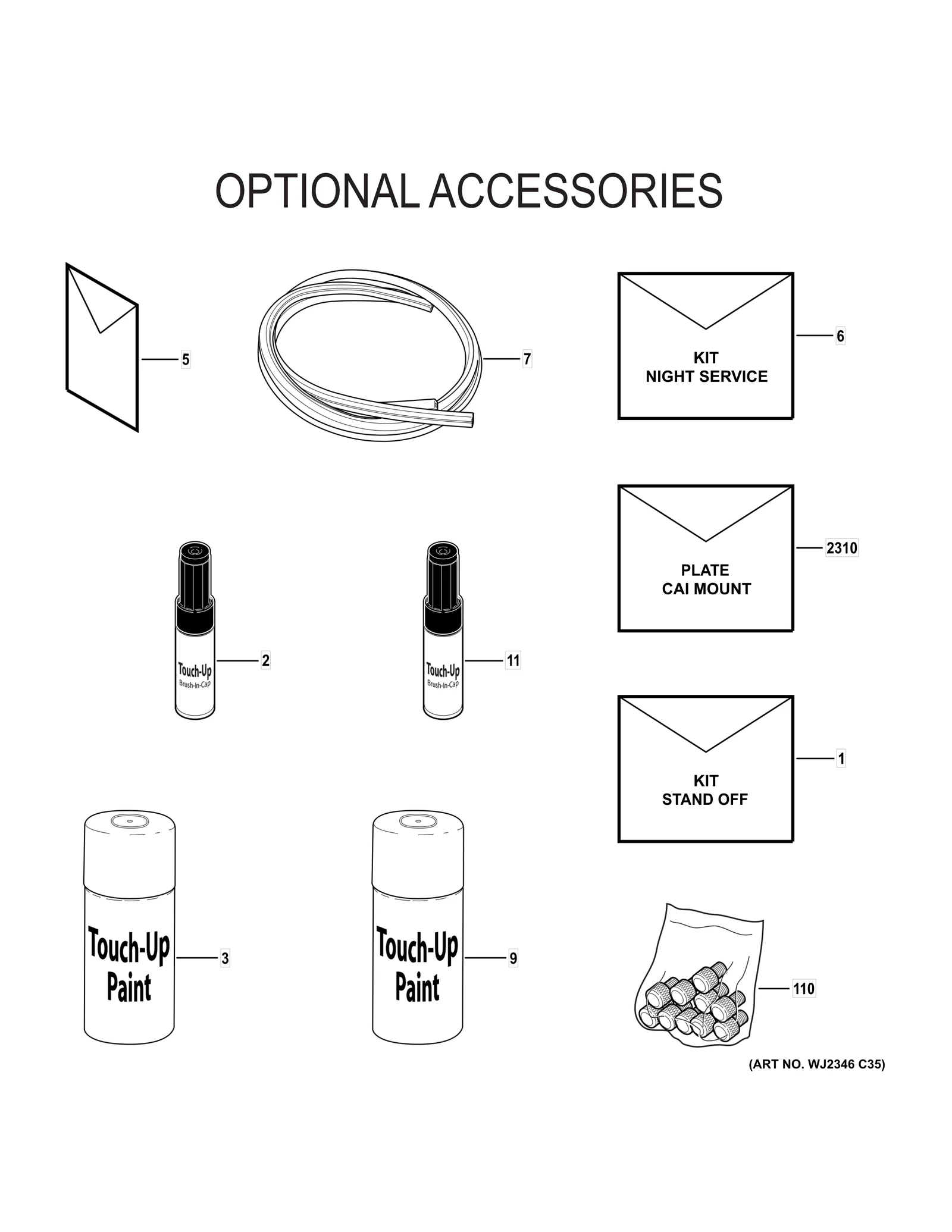 OPTIONAL ACCESSORIES