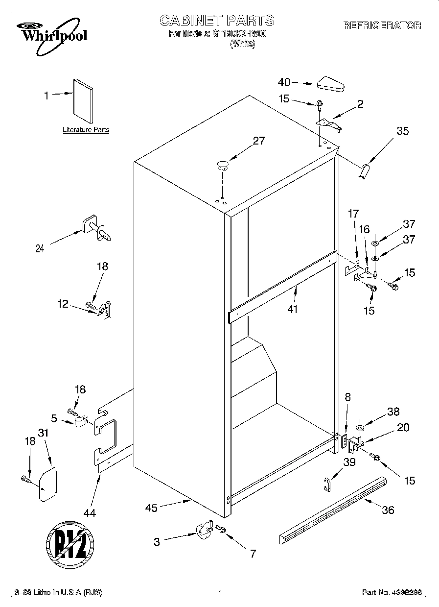 01 - CABINET, LITERATURE
