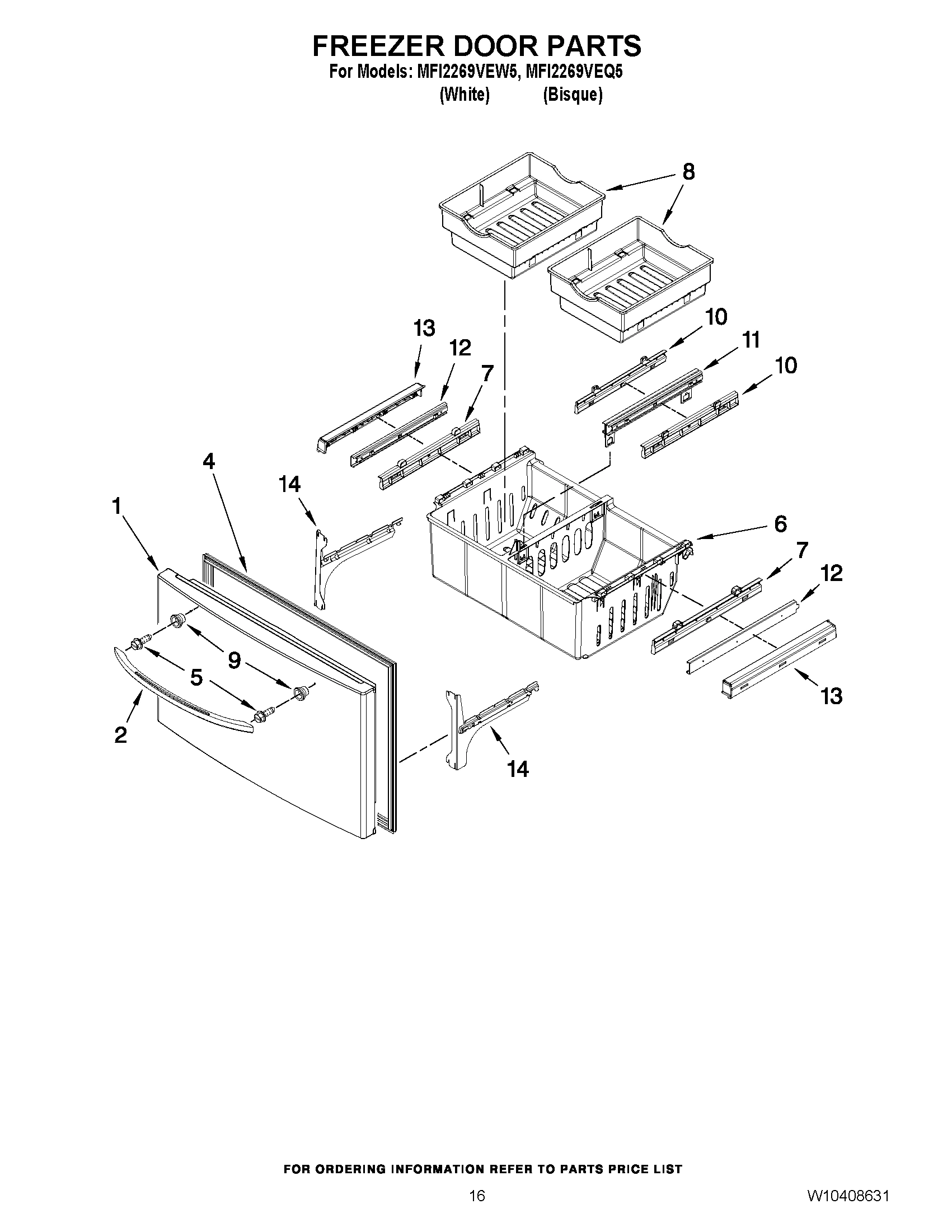 09 - FREEZER DOOR PARTS