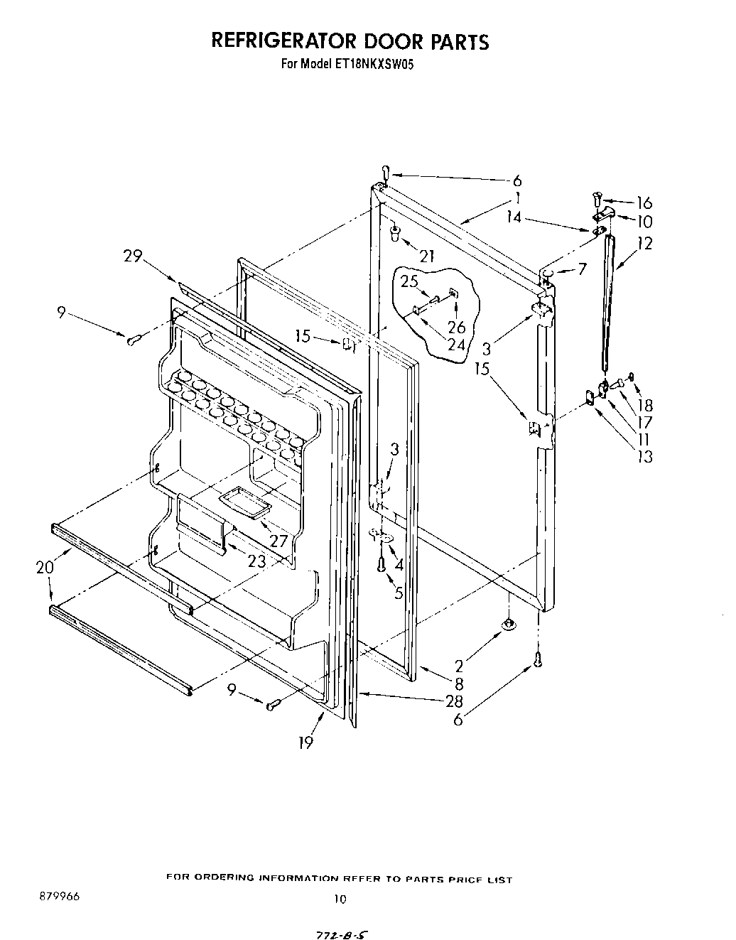 08 - REFRIGERATOR DOOR , NOT ILLUSTRATED