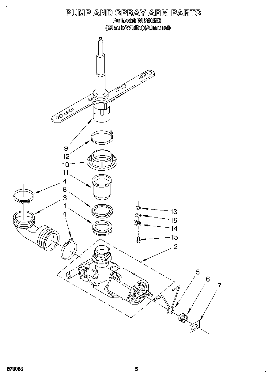 04 - PUMP AND SPRAY ARM