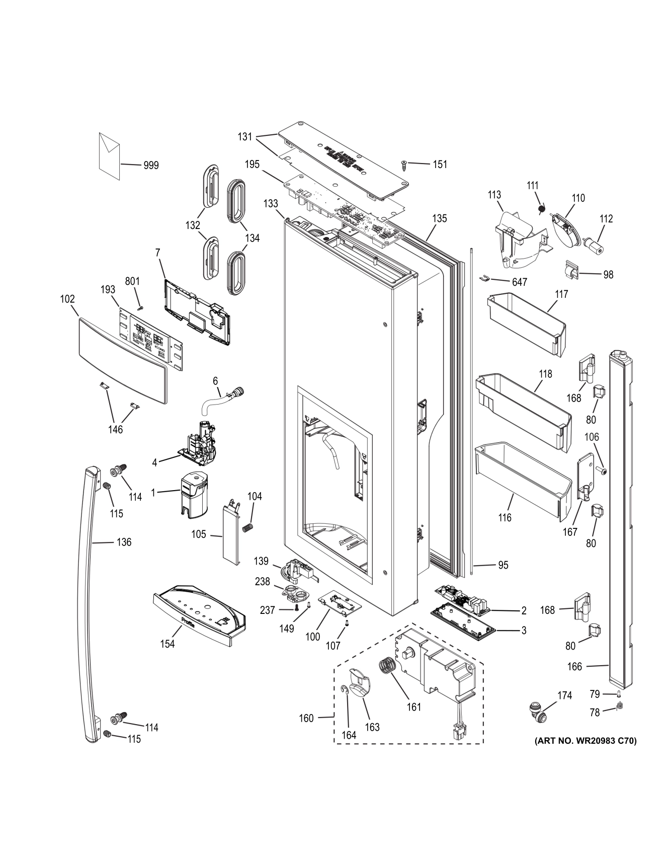 DISPENSER DOOR
