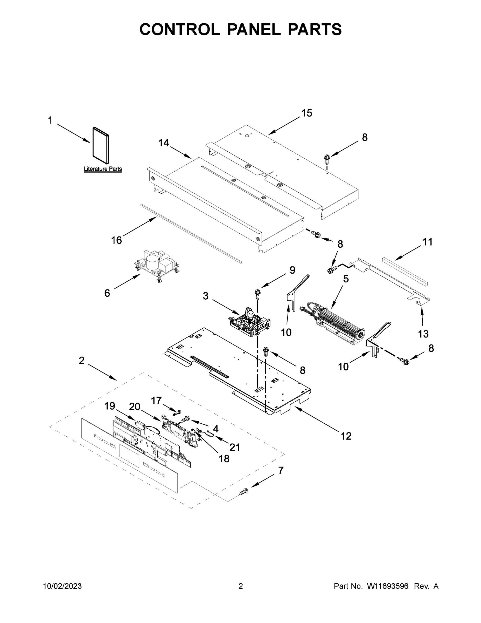 02 - CONTROL PANEL PARTS