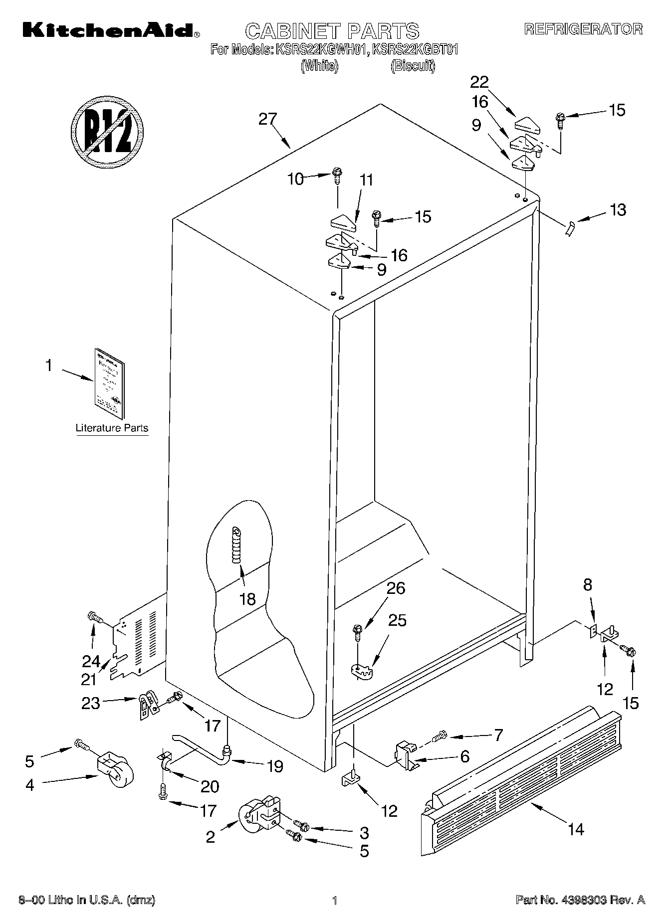 01 - CABINET, LITERATURE