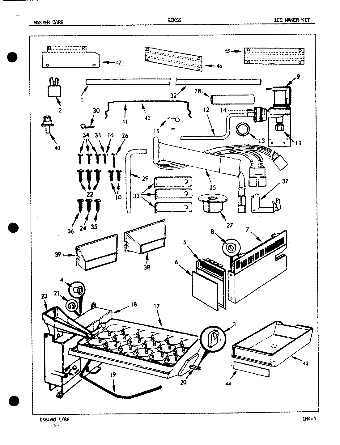 01 - ICE MAKER KIT