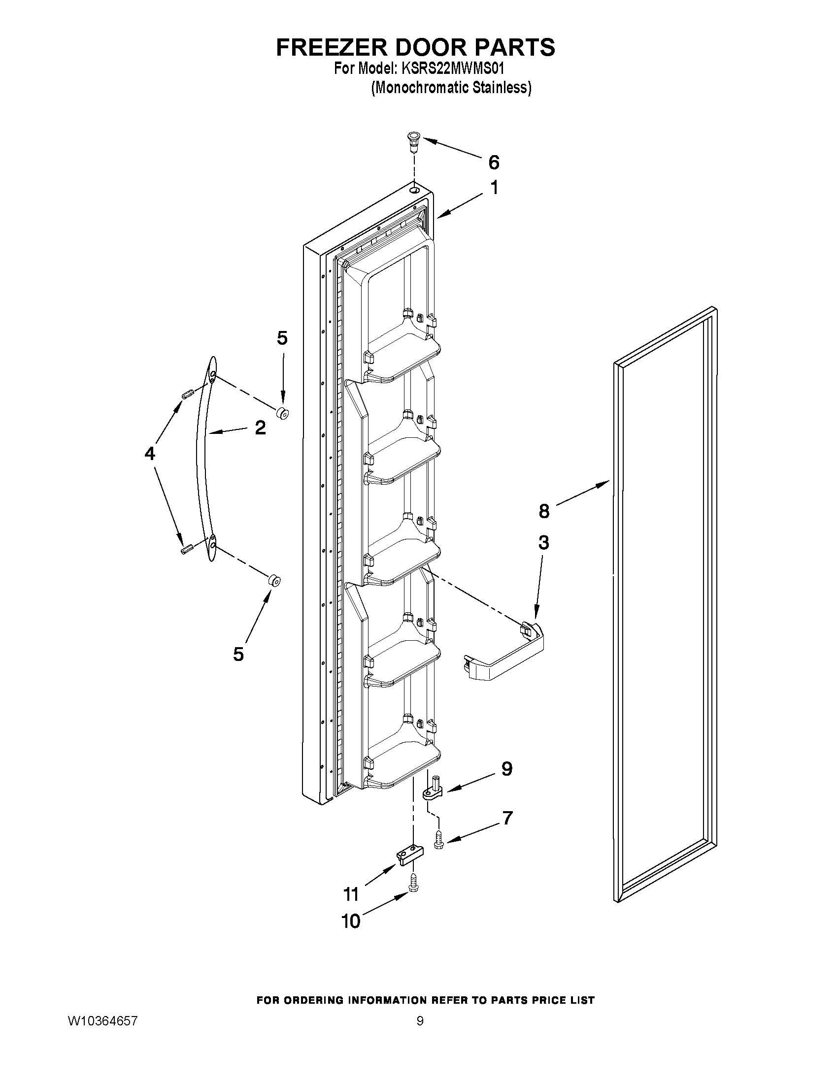 06 - FREEZER DOOR PARTS