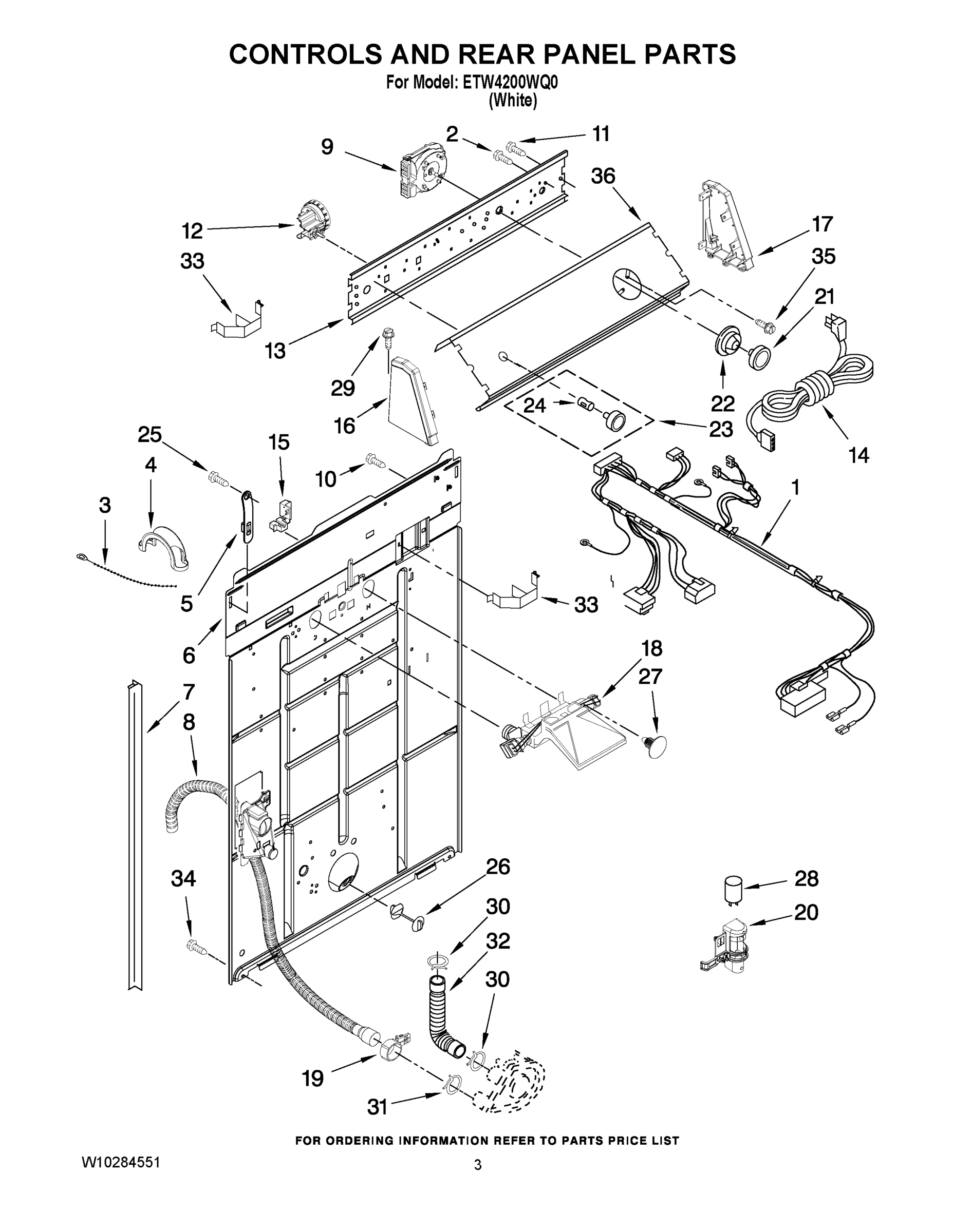 02 - CONTROLS AND REAR PANEL PARTS