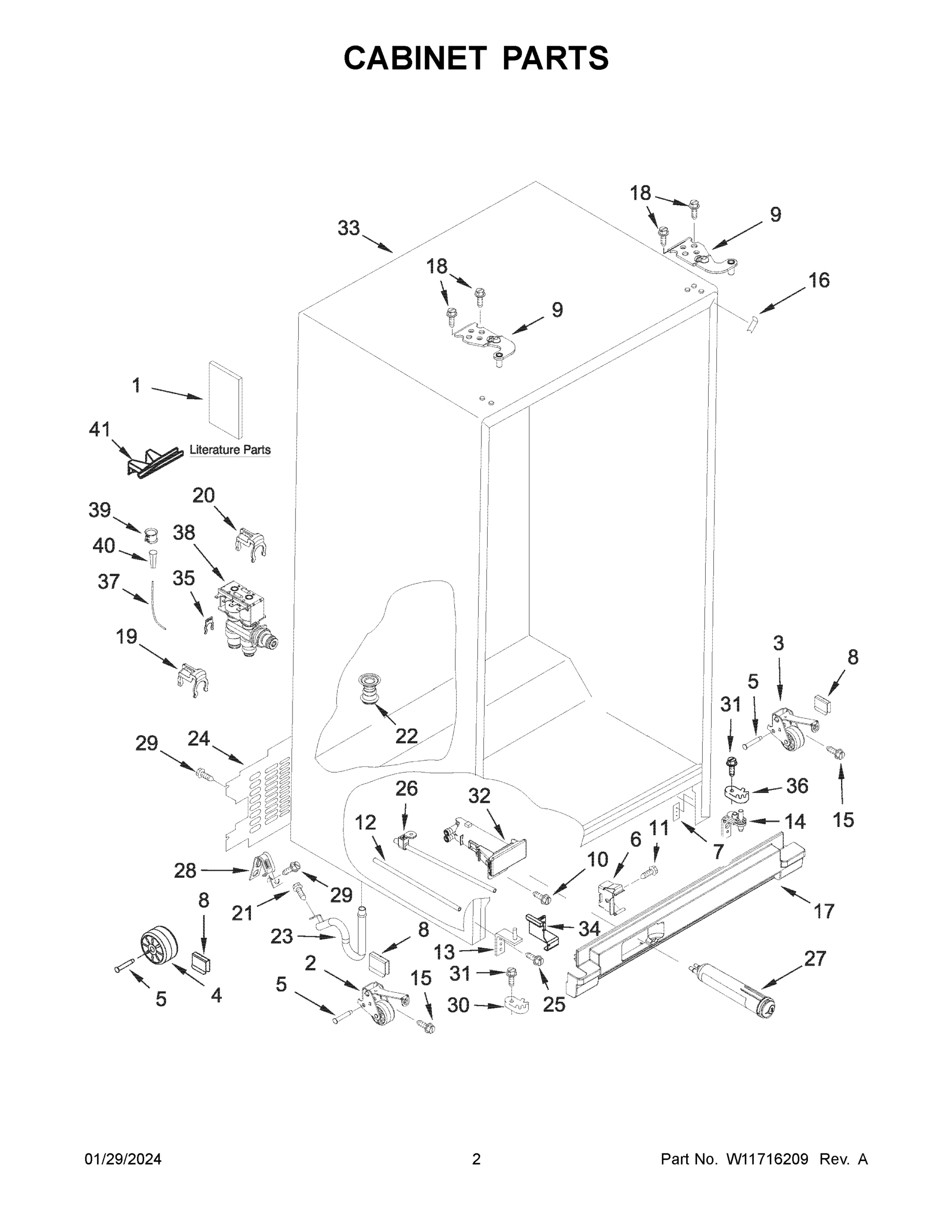 02 - CABINET PARTS