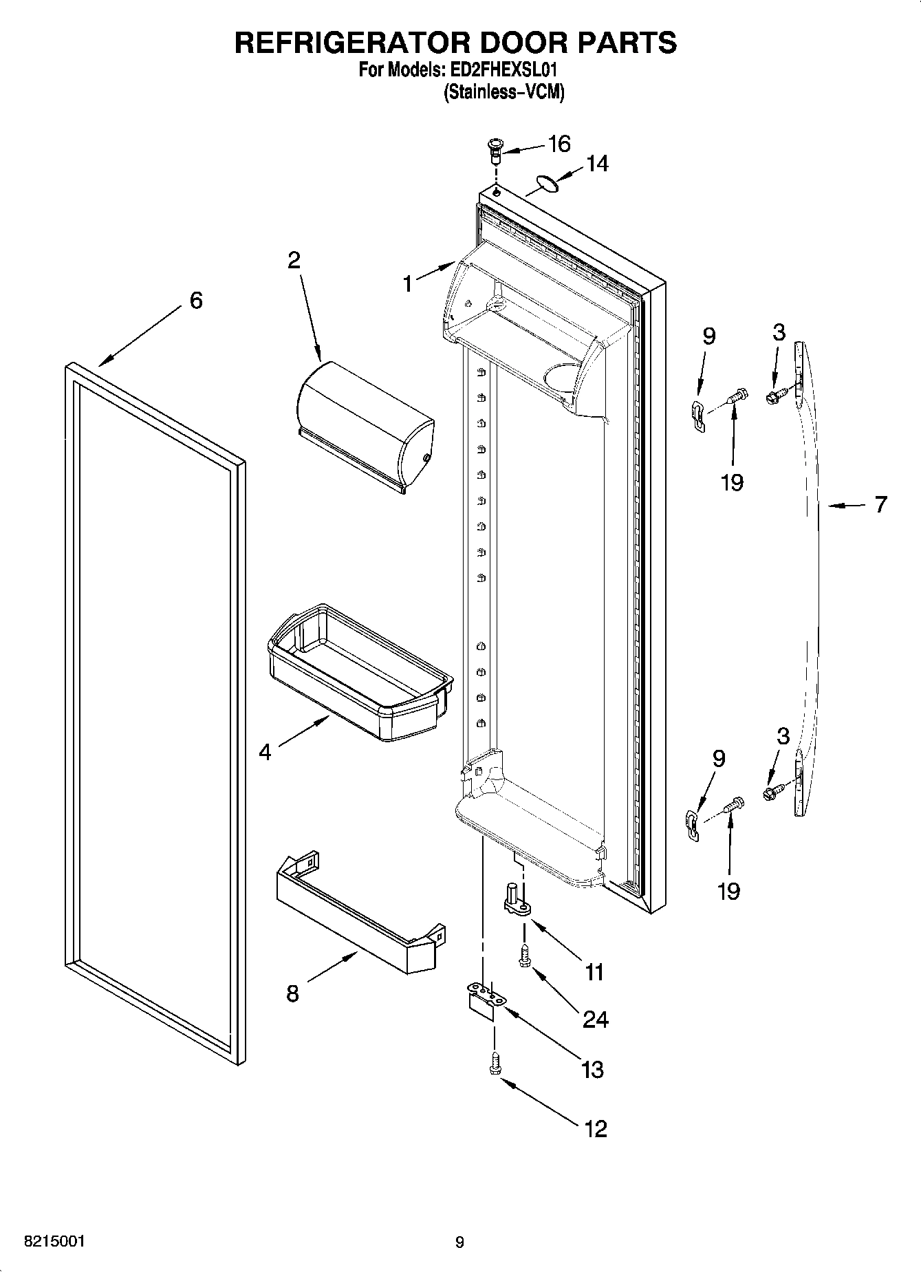 06 - REFRIGERATOR DOOR PARTS