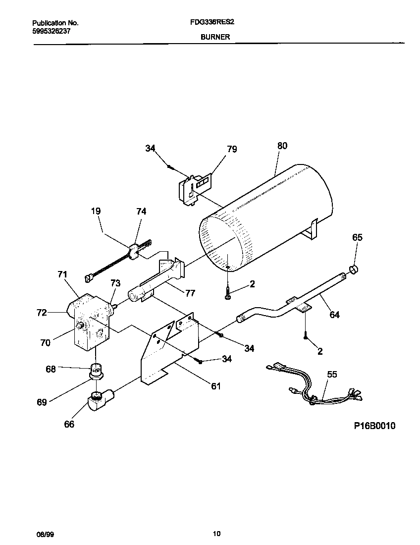 06 - P16B0010 BURNER,VALVE