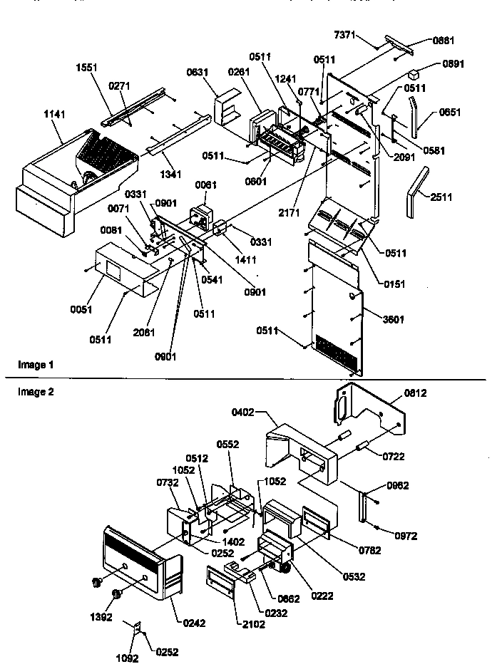 08 - ICE MAKER/CONTROL ASSY