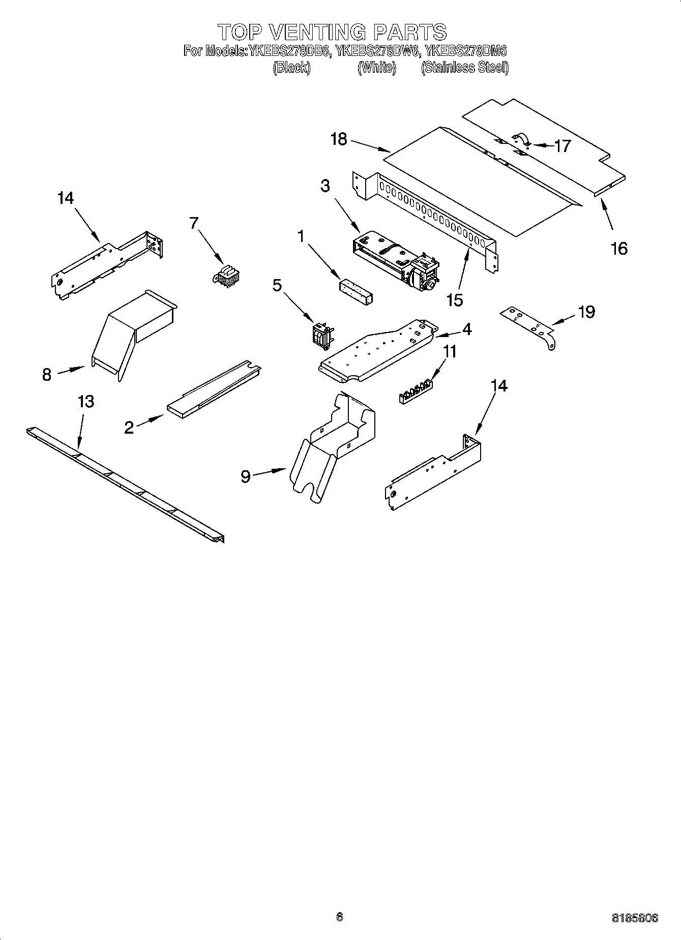 05 - TOP VENTING PARTS, OPTIONAL PARTS