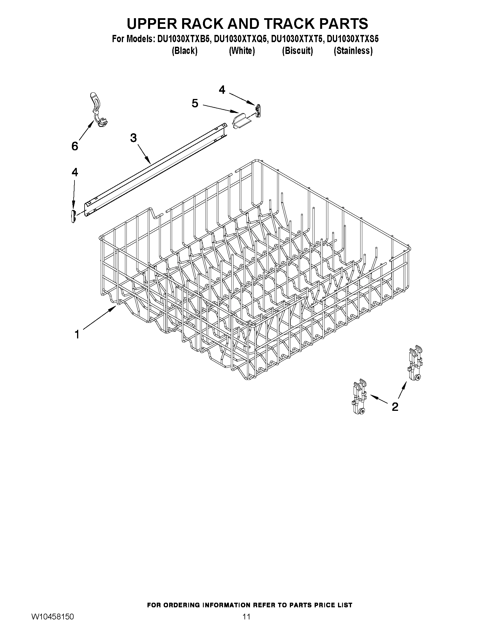 09 - UPPER RACK AND TRACK PARTS
