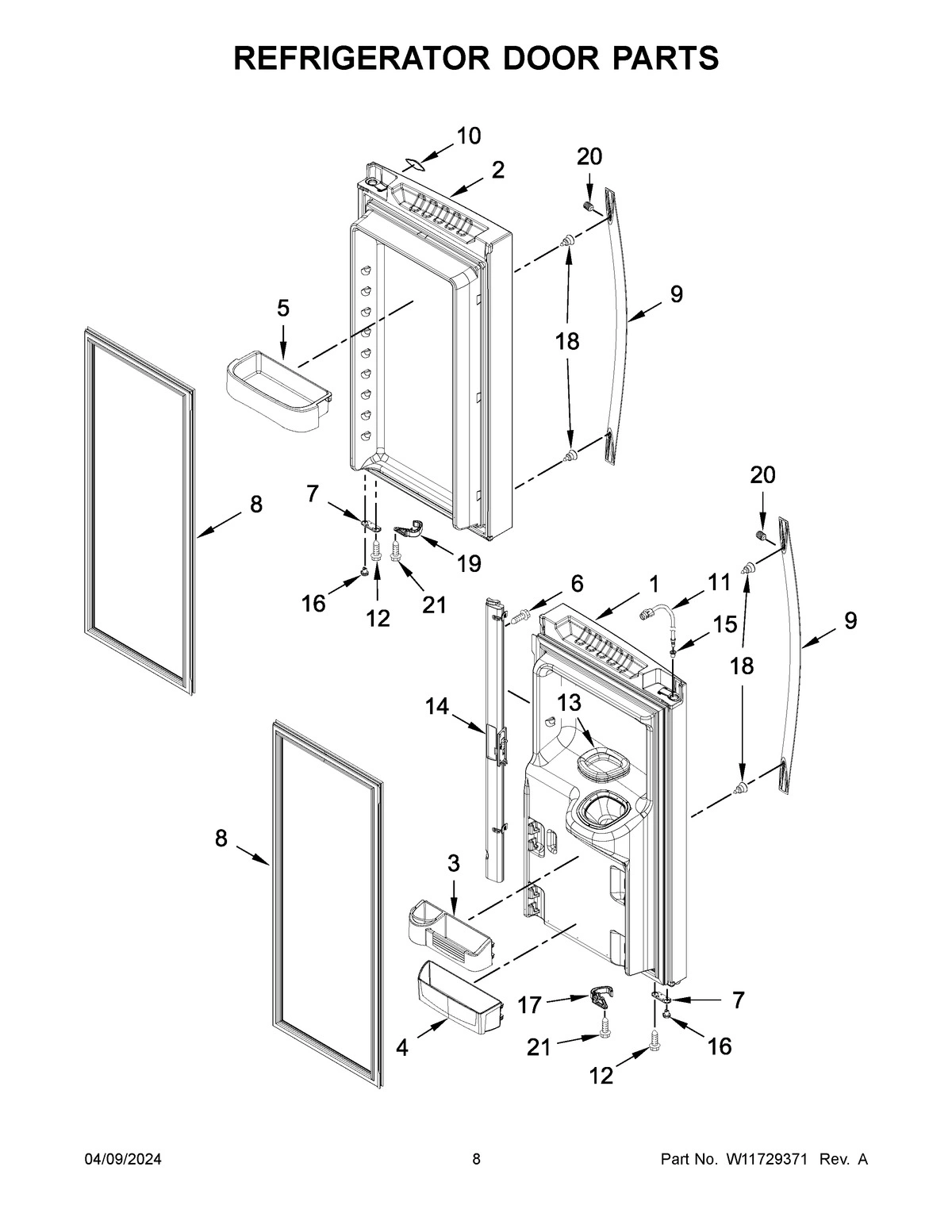 05 - REFRIGERATOR DOOR PARTS