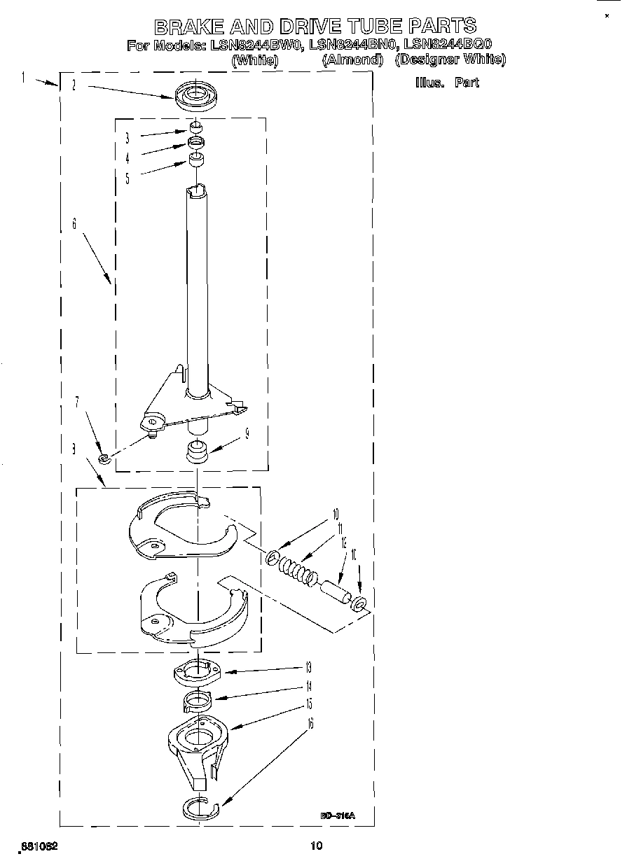08 - BRAKE AND DRIVE TUBE