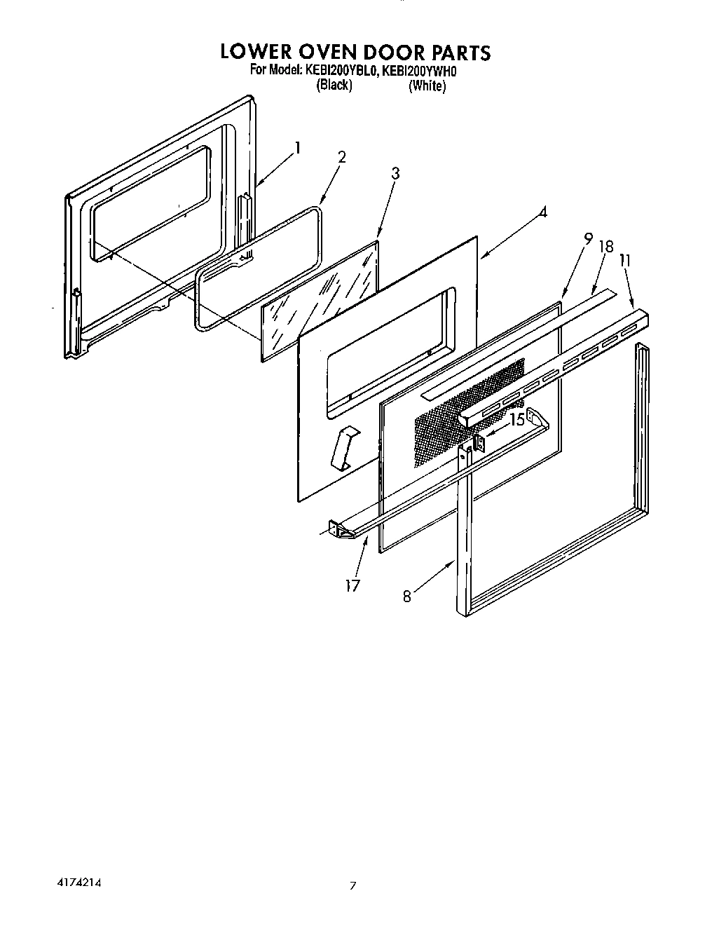 04 - LOWER OVEN DOOR
