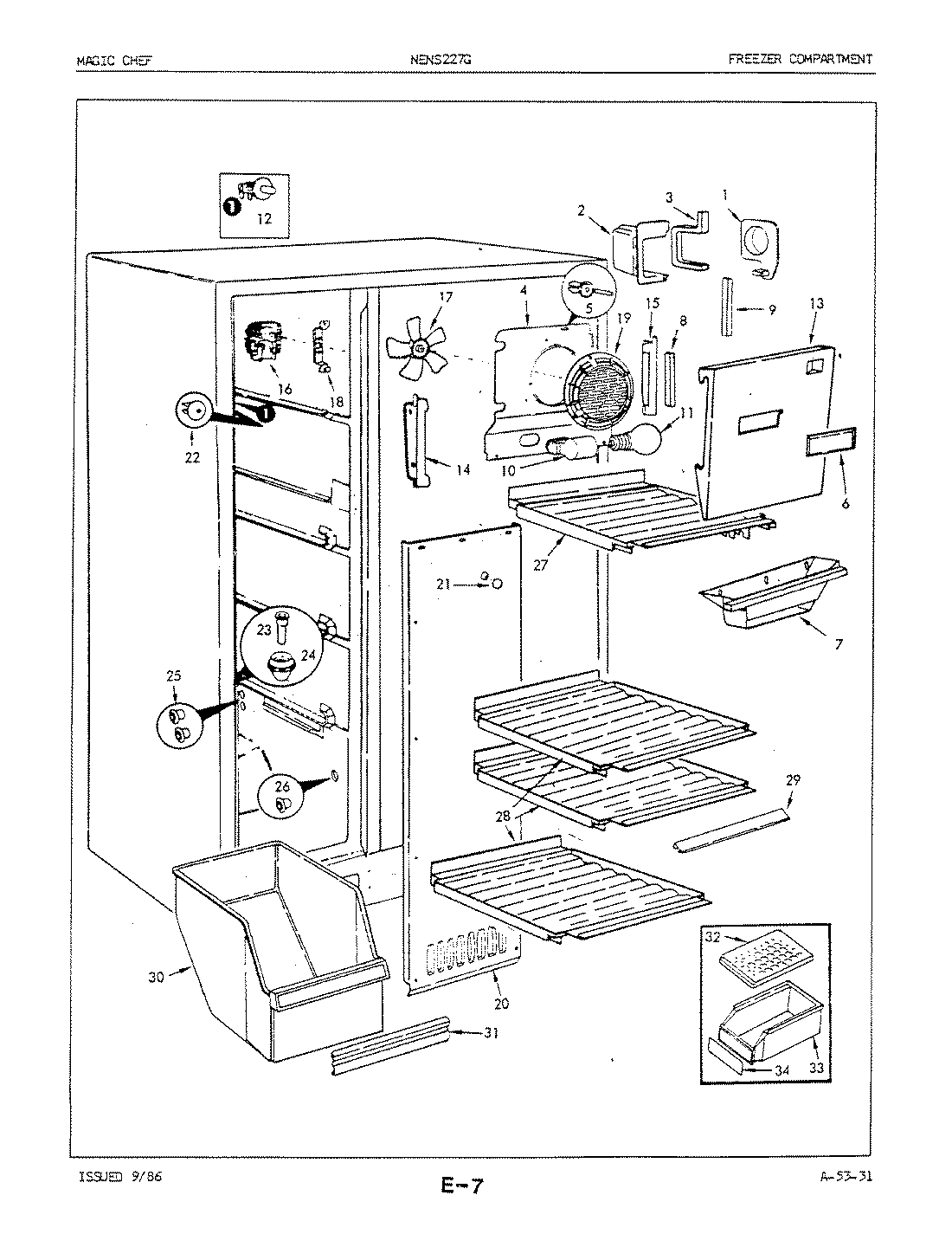 01 - FREEZER COMPARTMENT