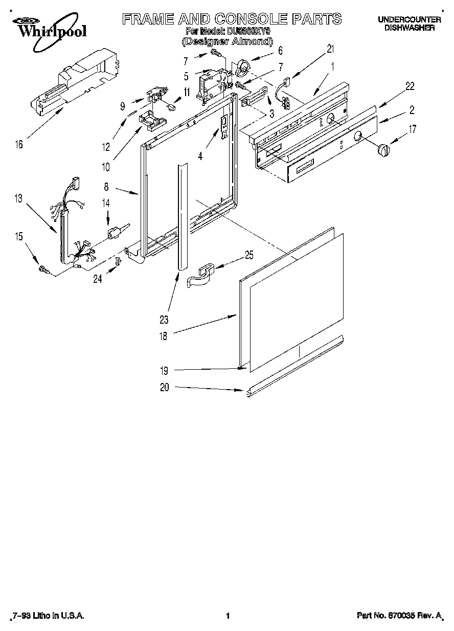 01 - FRAME AND CONSOLE