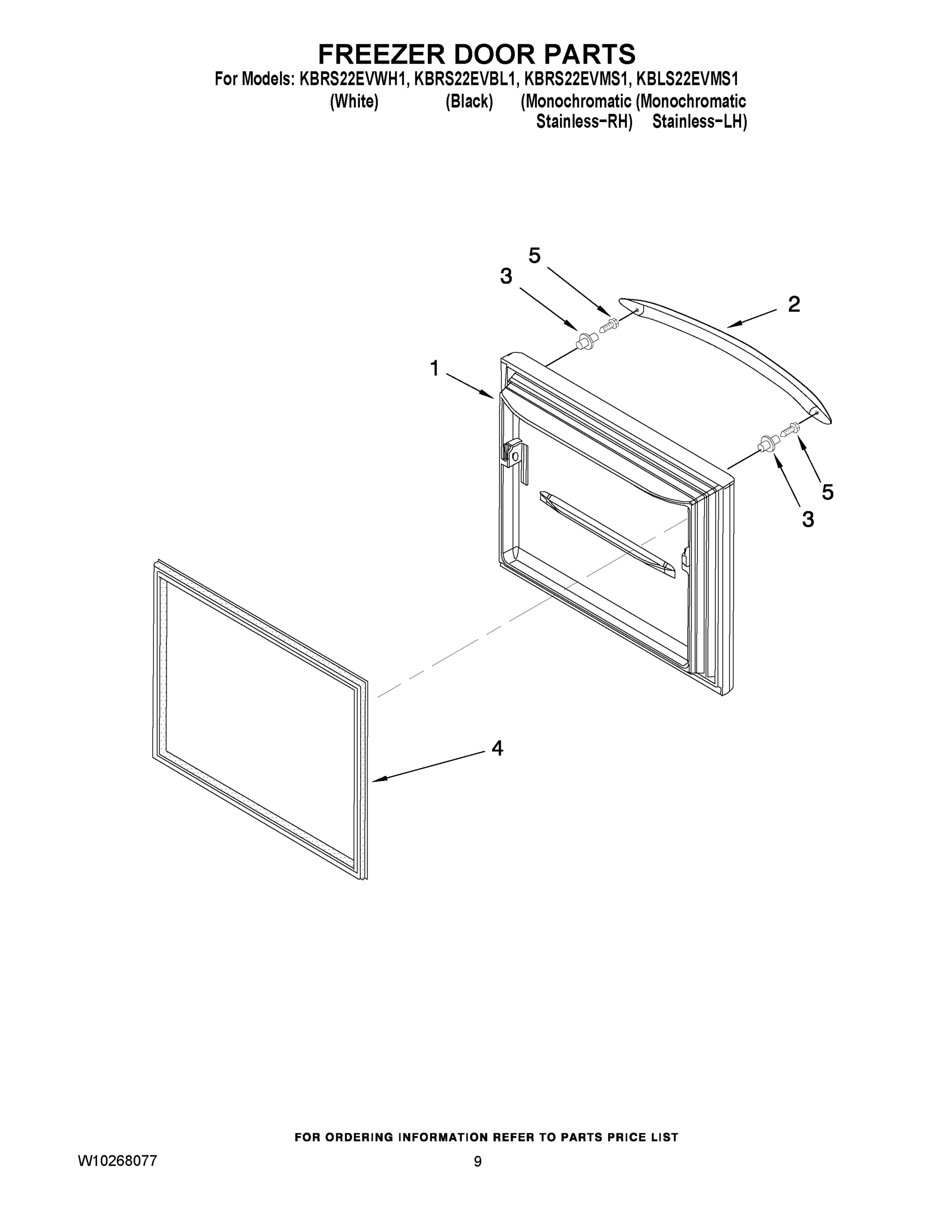 05 - FREEZER DOOR PARTS