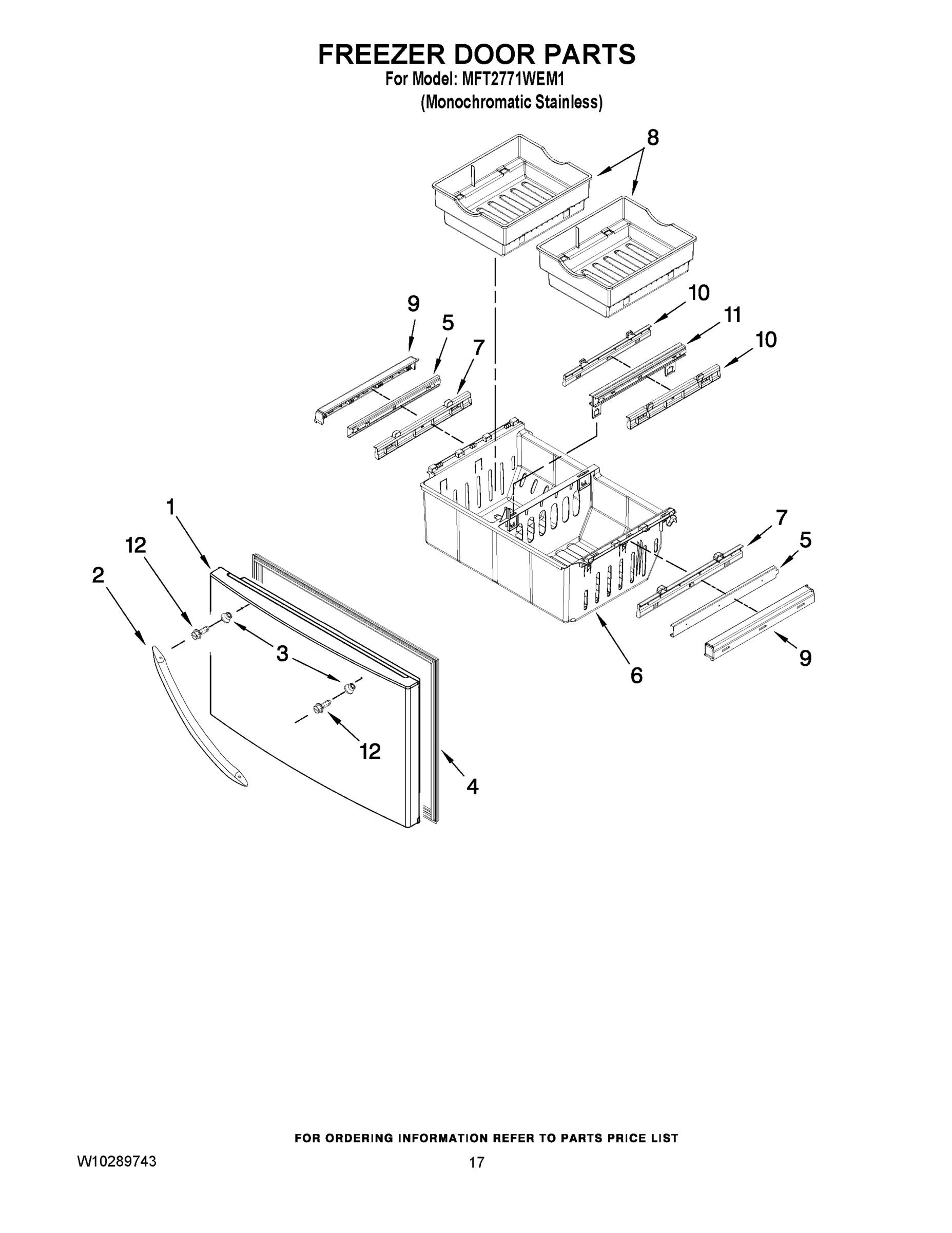 09 - FREEZER DOOR PARTS