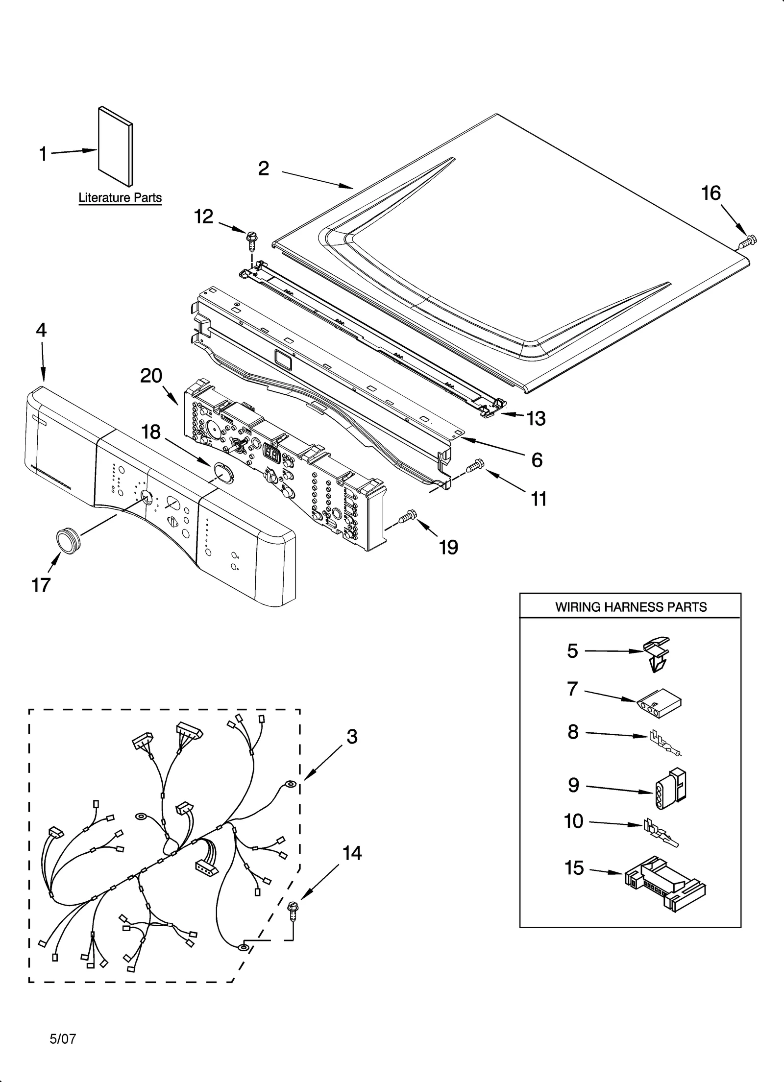TOP AND CONSOLE PARTS