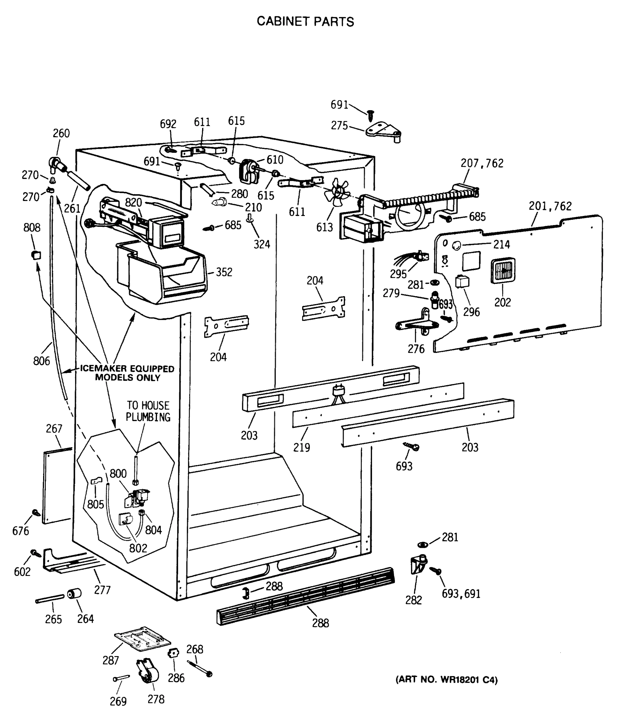 CABINET PARTS