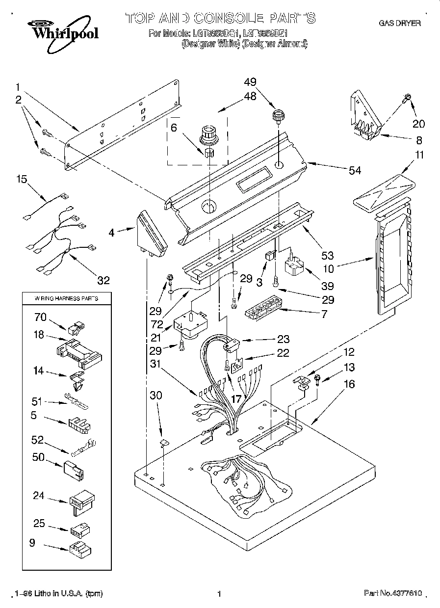 01 - TOP AND CONSOLE, LIT/OPTIONAL
