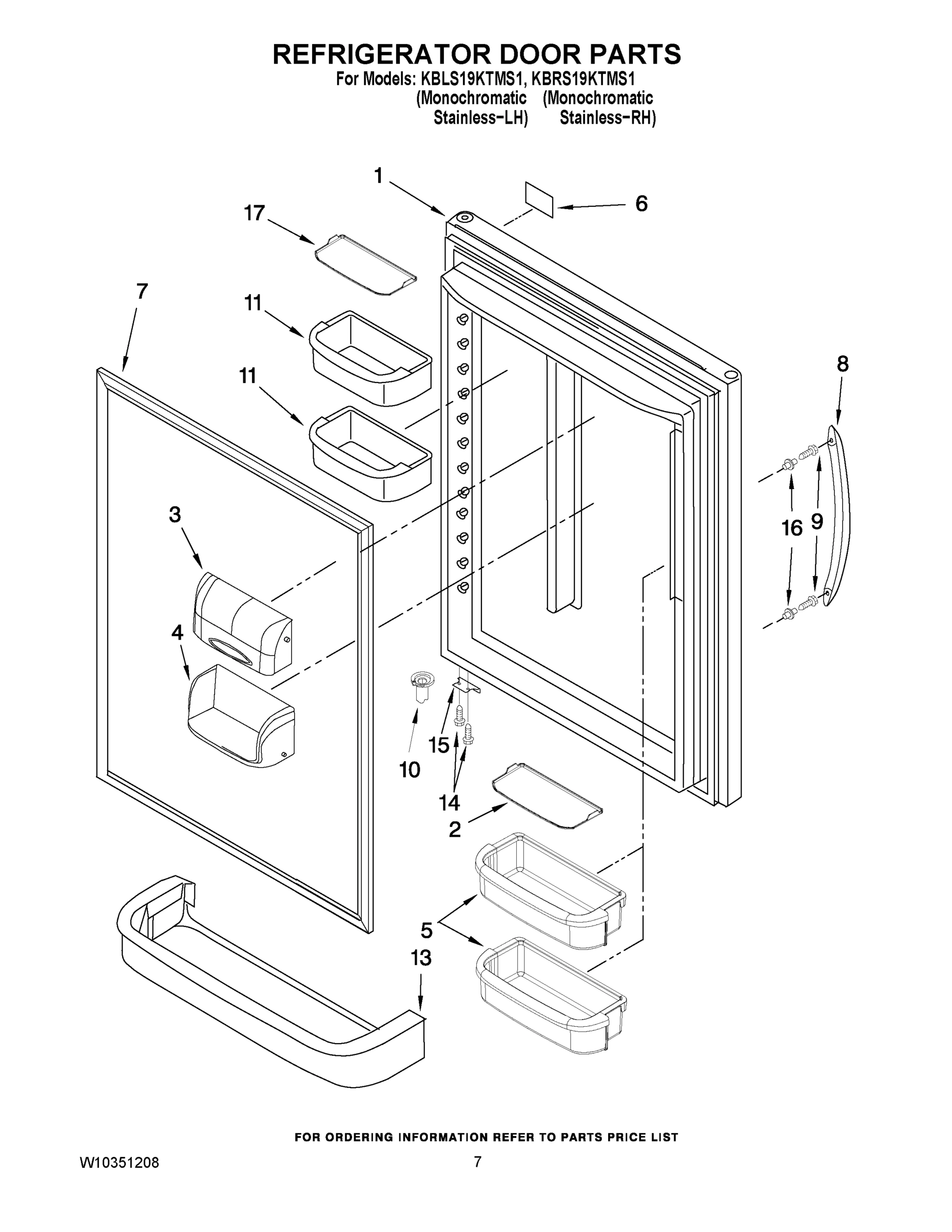 04 - REFRIGERATOR DOOR PARTS
