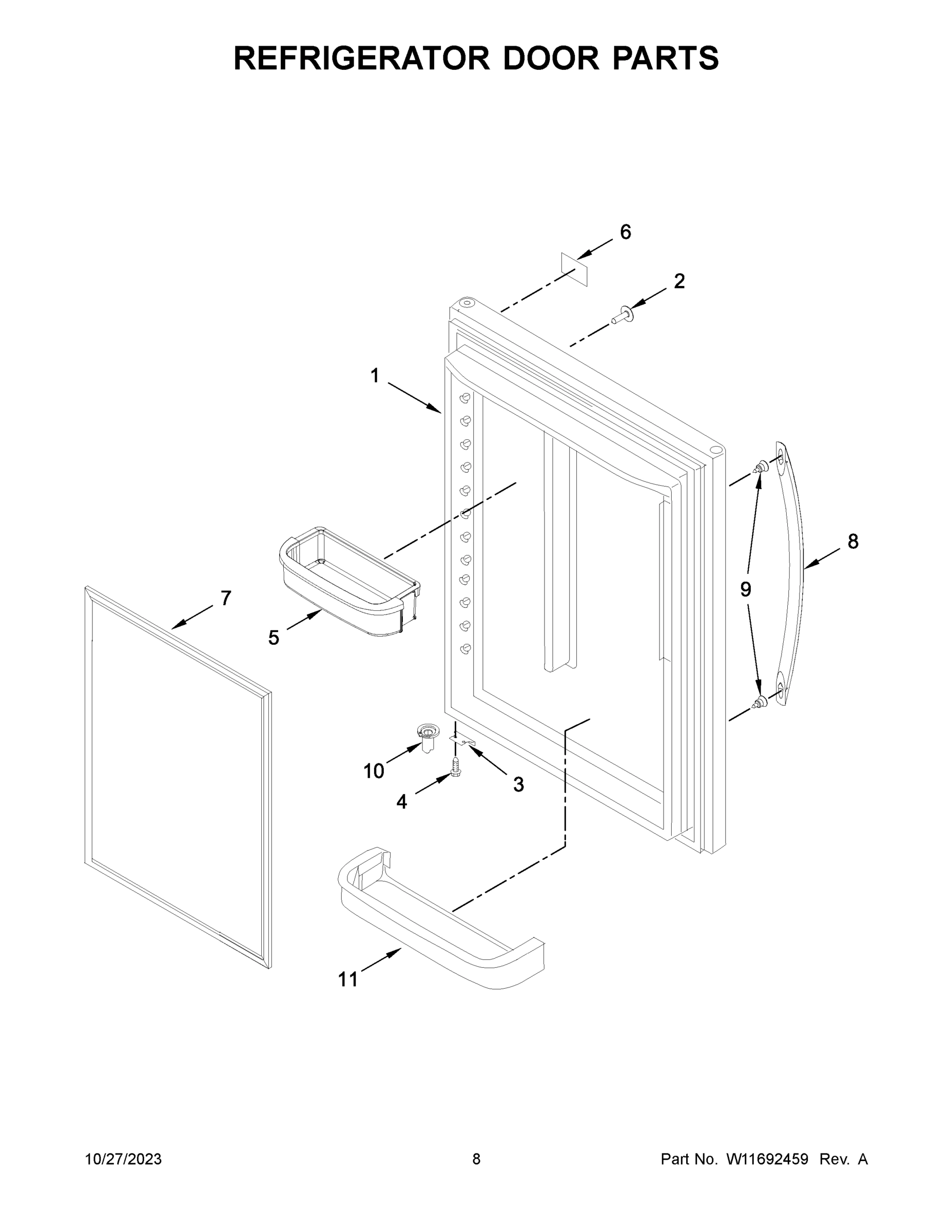 05 - REFRIGERATOR DOOR PARTS