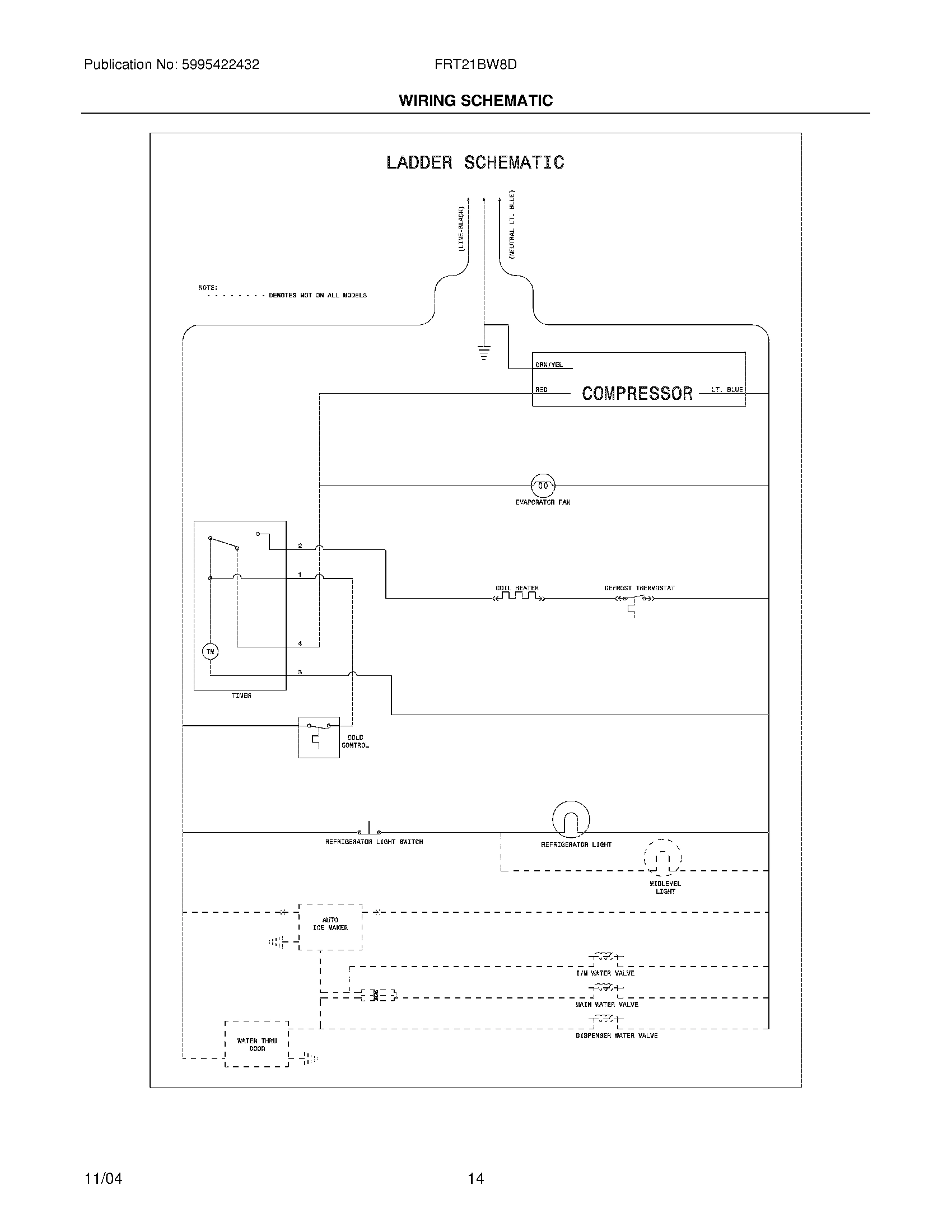 14 - WIRING SCHEMATIC