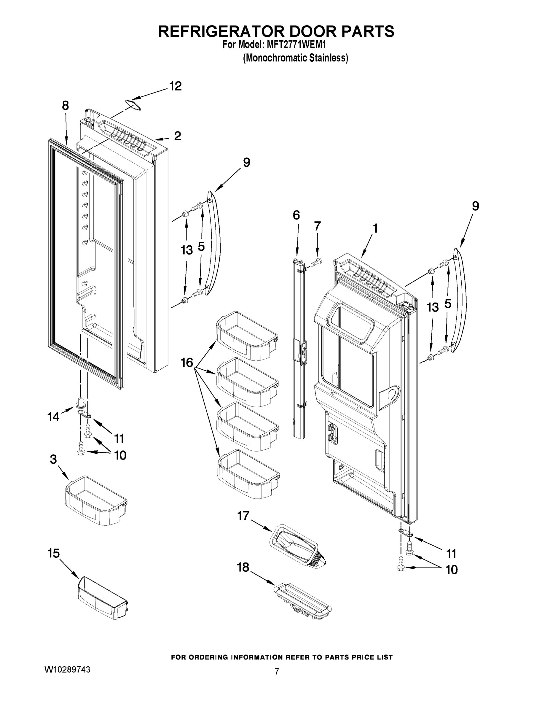 04 - REFRIGERATOR DOOR PARTS